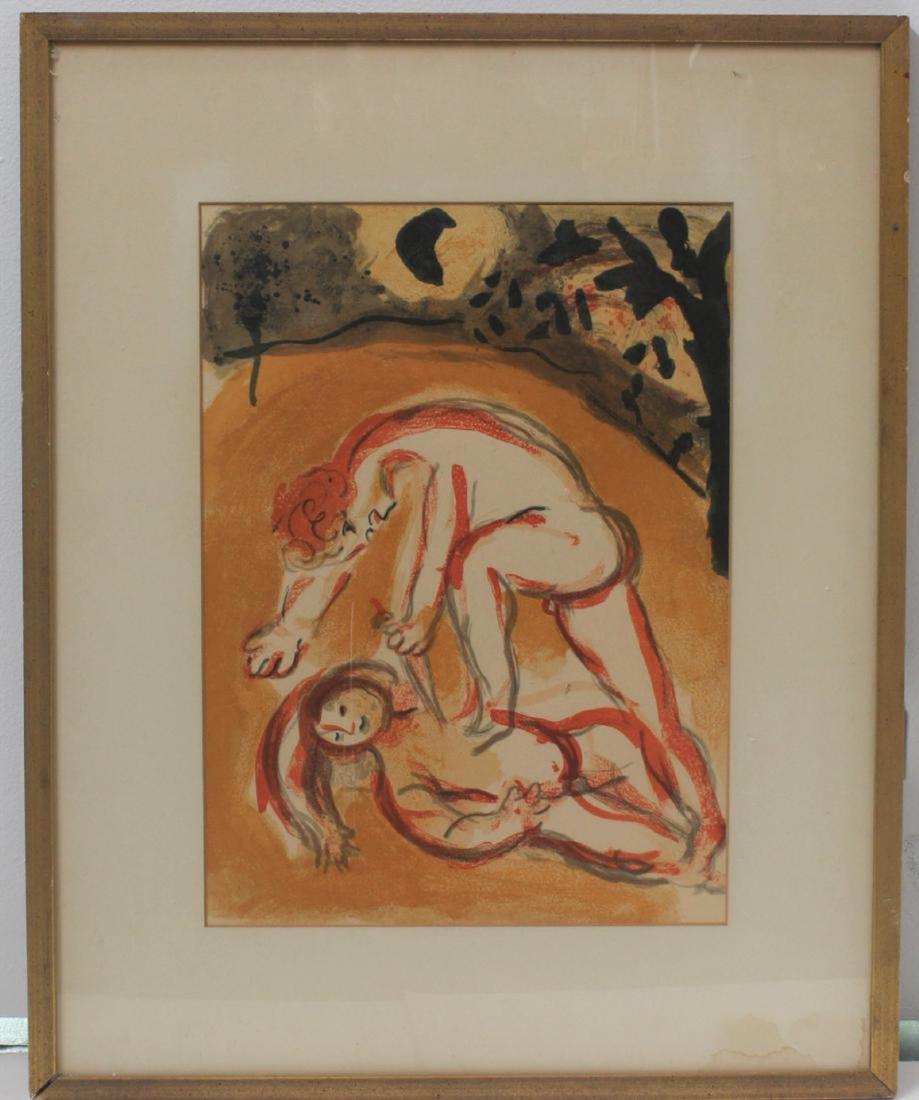 Marc Chagal French/ Russian 1887 Chin and Abel Orignal (1 of 2)