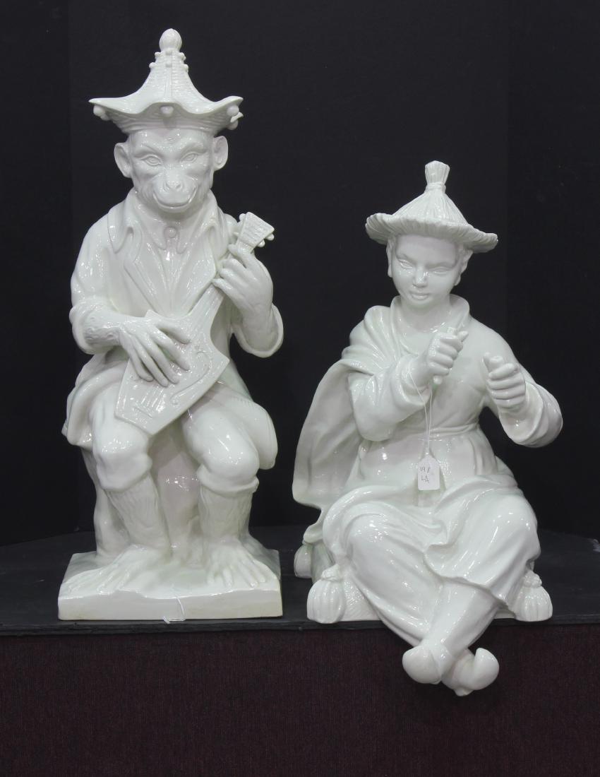 Pair of Italian Porcelain figures (1 of 1)