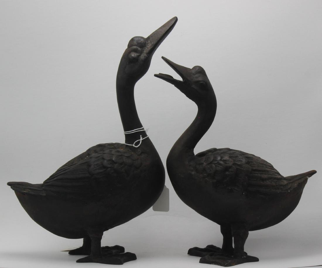 Pair of Chinese Bronze Ducks (1 of 1)