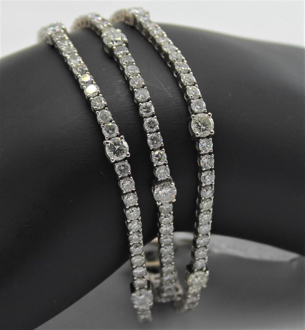 14K WG Ladies Diamond Bracelet (1 of 2)