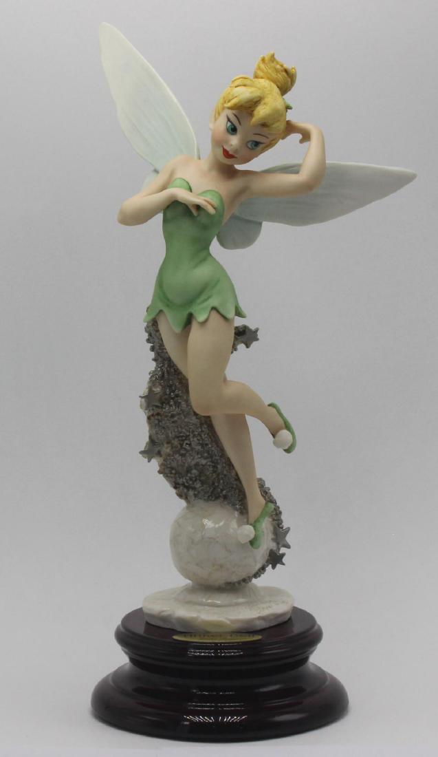 Giuseppe Armani #0108C Disney Sculpture Tinkerbell From: Giuseppe Armani #0108C Disney Sculpture Tinkerbell From peter Pan with Box 11 1/2" high