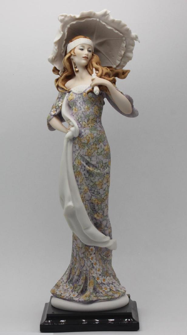 Giuseppe Armani #949C Disney Sculpture: Giuseppe Armani #0949C Disney Sculpture Lady with Umbrella. Includes Box 14" High