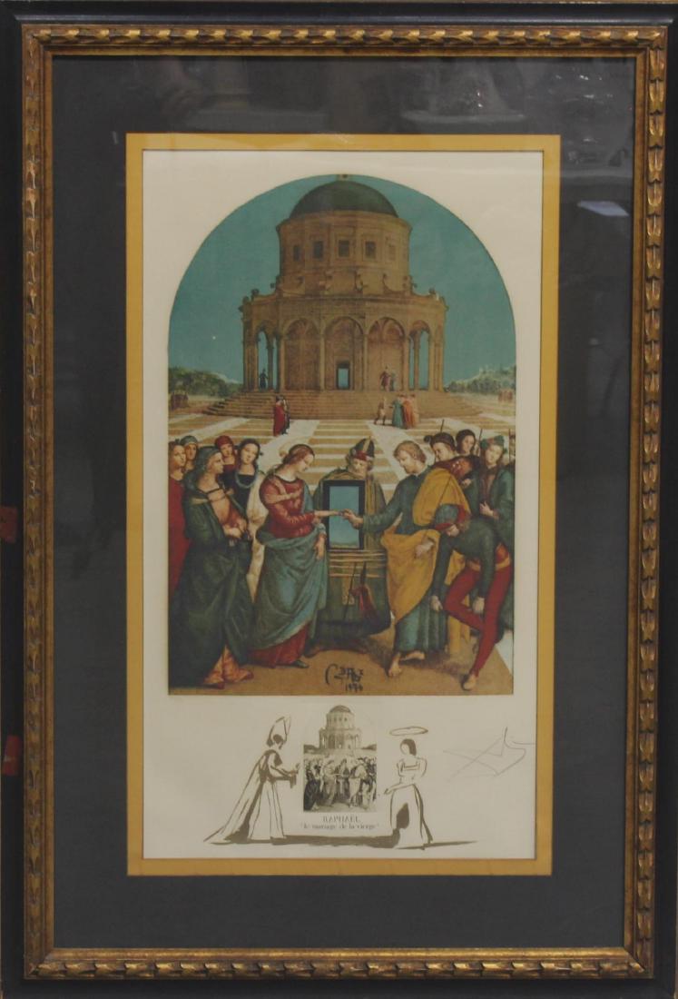 Salvador Dali Spanish 1904 - 1989 Raphael le Mariage de (1 of 2)