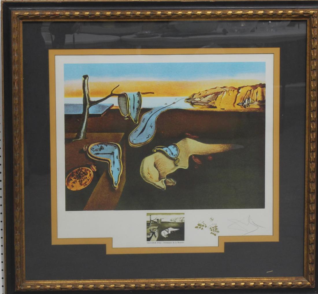 Salvador Dali Spanish 1904 - 1989 Persistance de la (1 of 2)