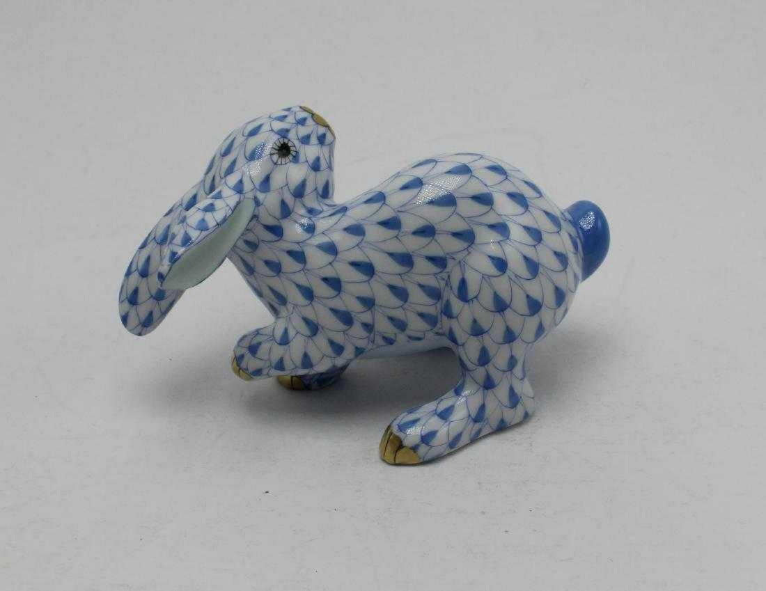 Herend Porcelain rabbit figure (1 of 4)