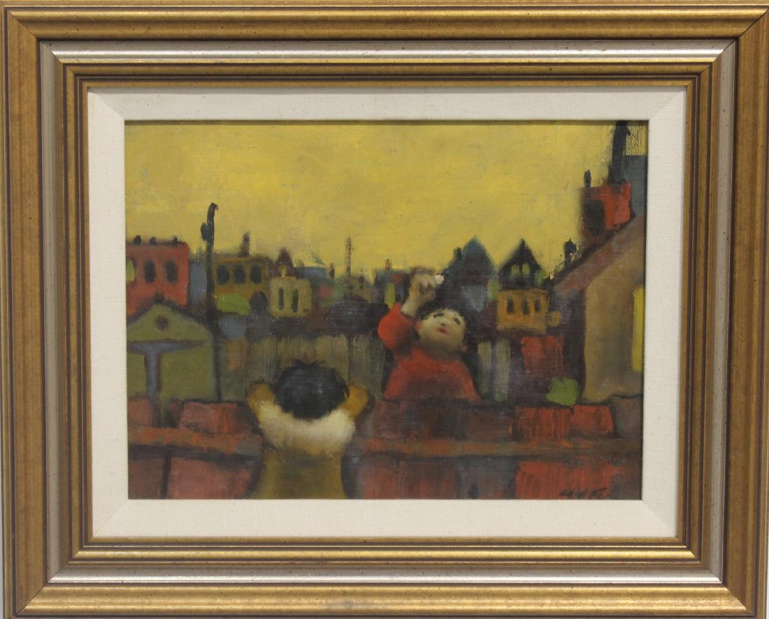 William Arthur winter Canadian 1909-1996 oil painting (1 of 5)