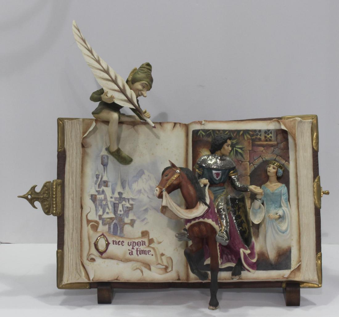 Bronn hand painted porcelain book sculpture (1 of 2)