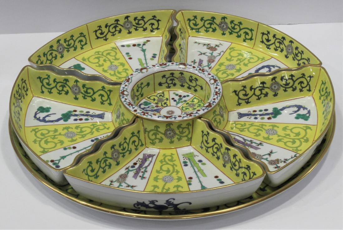 Herend (Hungary) Yellow Dynasty Porcelain 7 Piece (1 of 5)