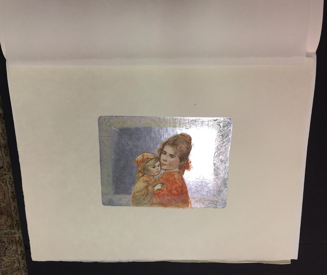 Edna Hibel Martha and Iris Lithograph Numbered 97/325. (1 of 4)