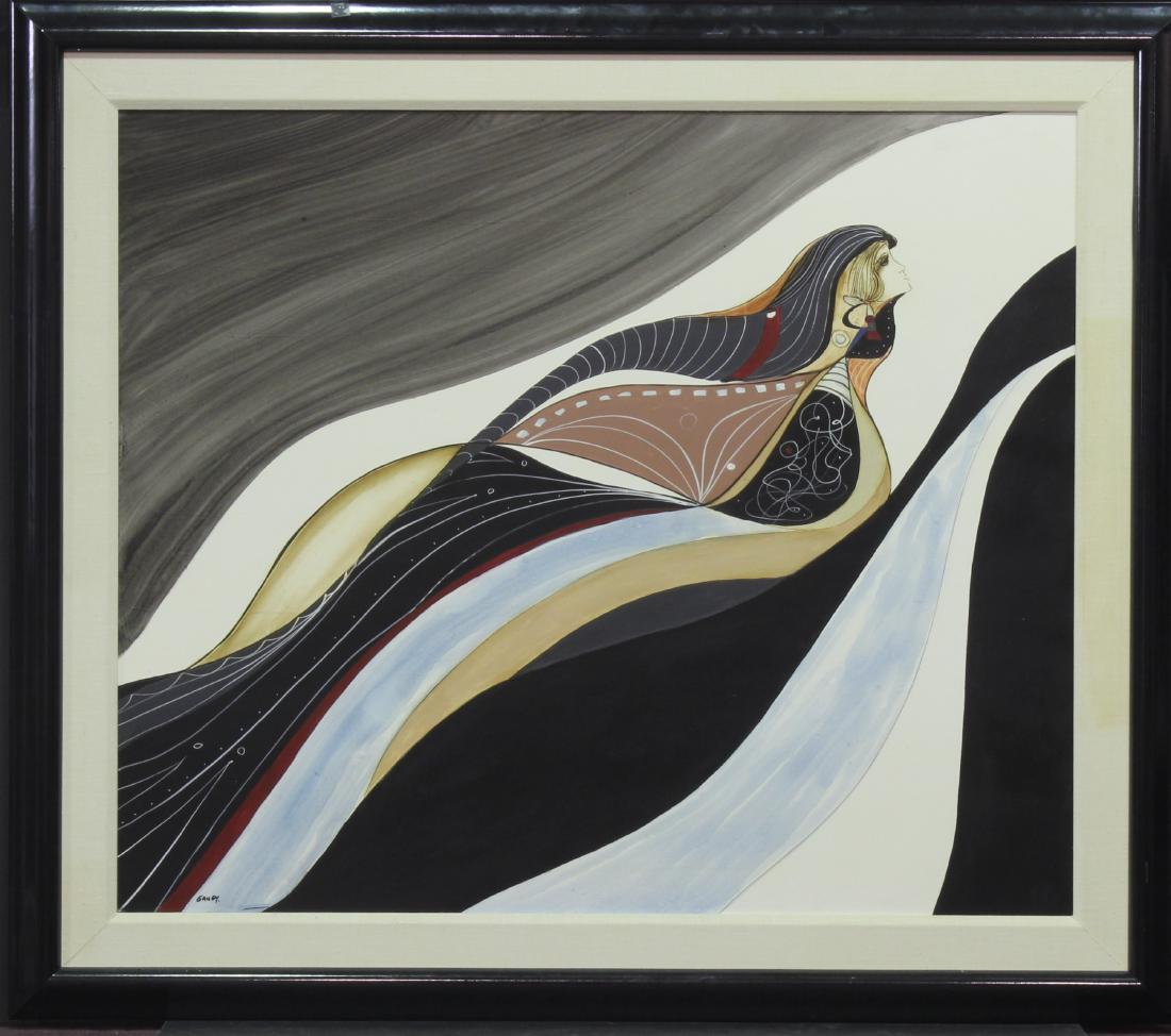 Jean Claude Gaugy oil painting on board (1 of 4)