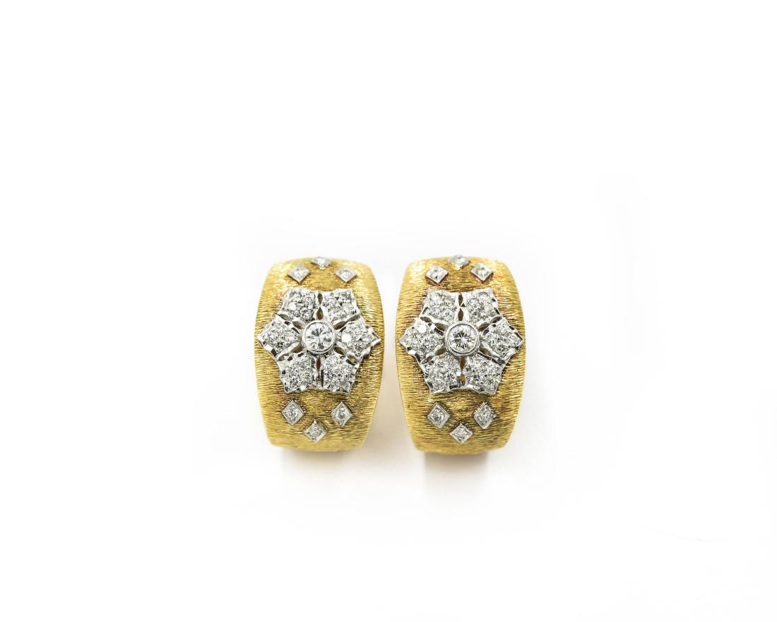 1960's Yellow Gold and Diamond Buccellati Style (1 of 5)