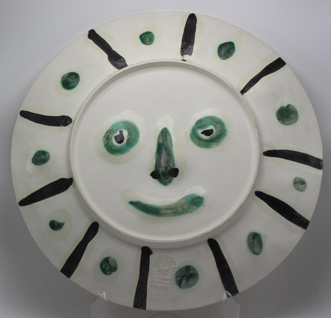 Rare Picasso Madoura Visage aux Taches plate (1 of 10)