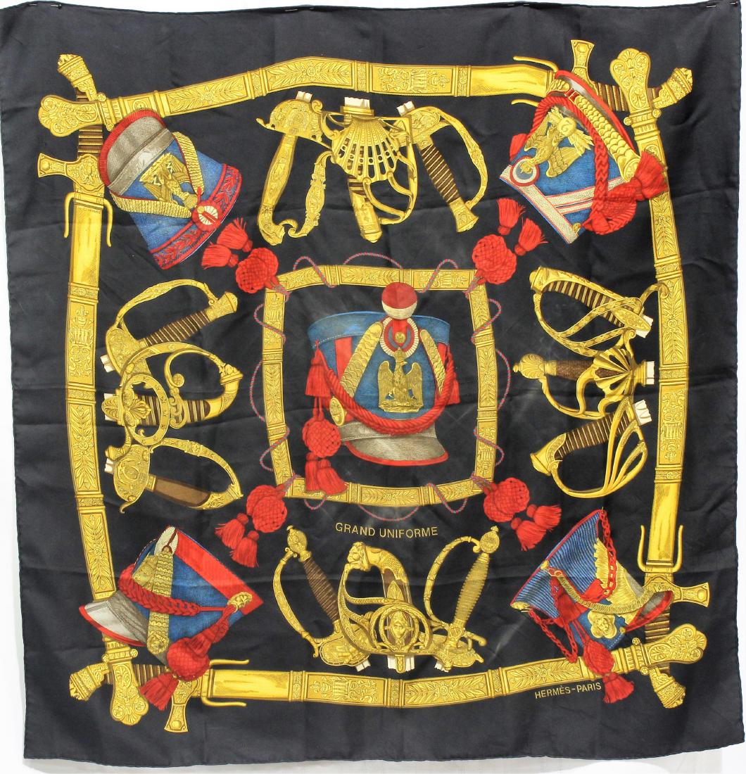 Hermes Grand Uniforme Silk Scarf (1 of 3)