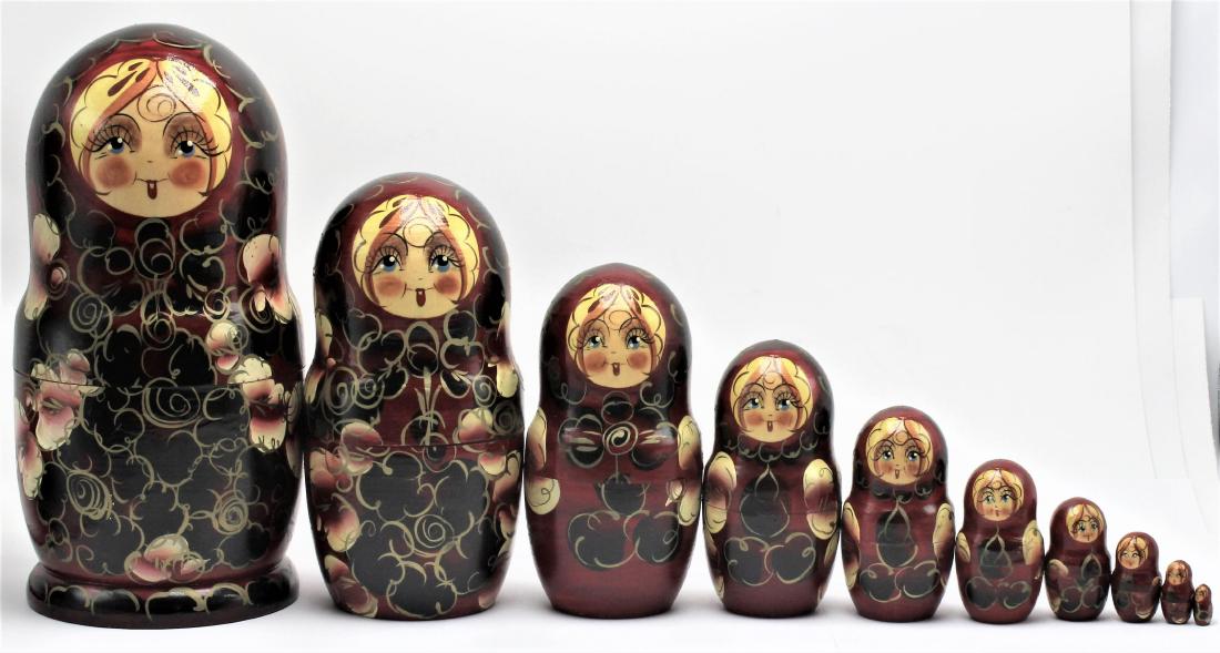 Antique Russia Nesting Dolls (1 of 1)