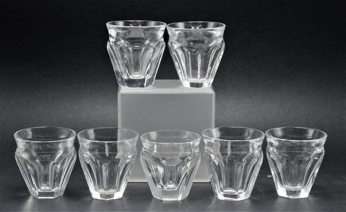 Lot of 7 pcs Baccarat French Shot Glasses (1 of 1)