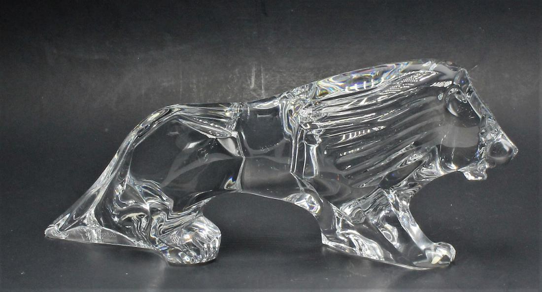 Baccarat Crystal Lion Figure (1 of 2)