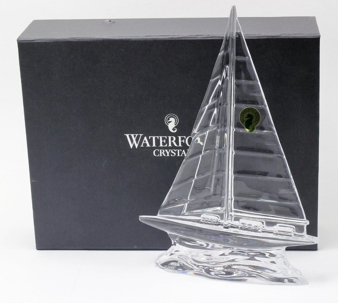 Waterford Clear Crystal Sailboat (1 of 2)