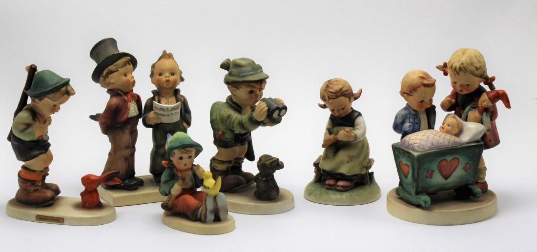 Hummel Porcelain Figurines Lot of 6 pcs Including (1 of 4)