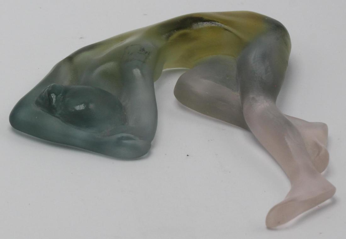 Daum pate de verre glass morphec sculpture (1 of 6)