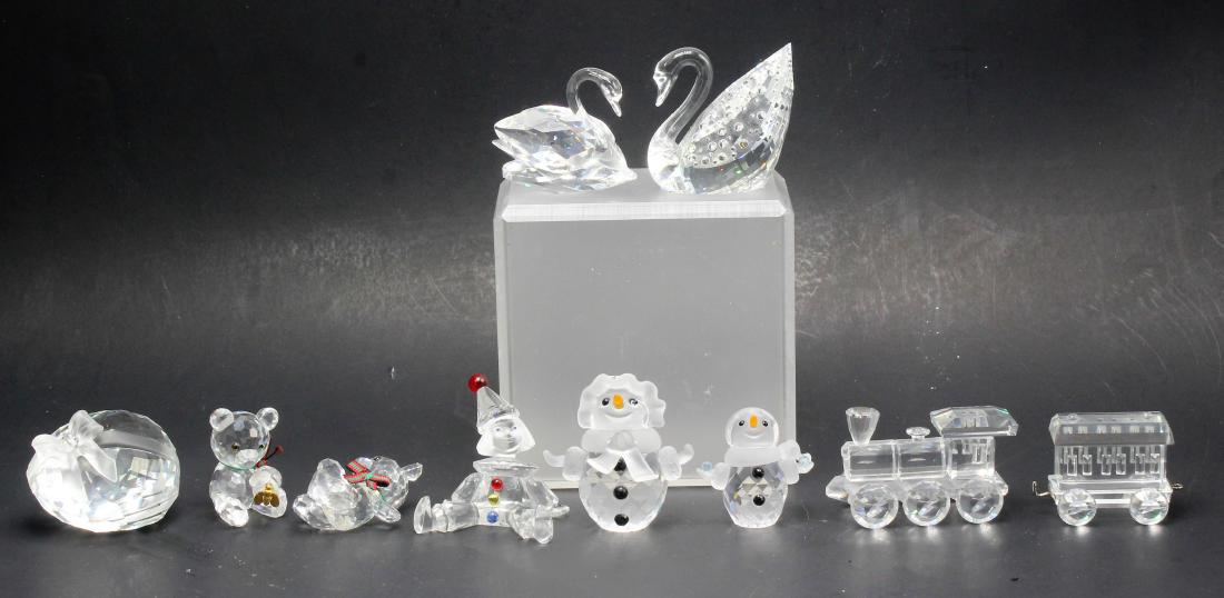 Swarovski crystal 10 pcs assorted figures (1 of 1)