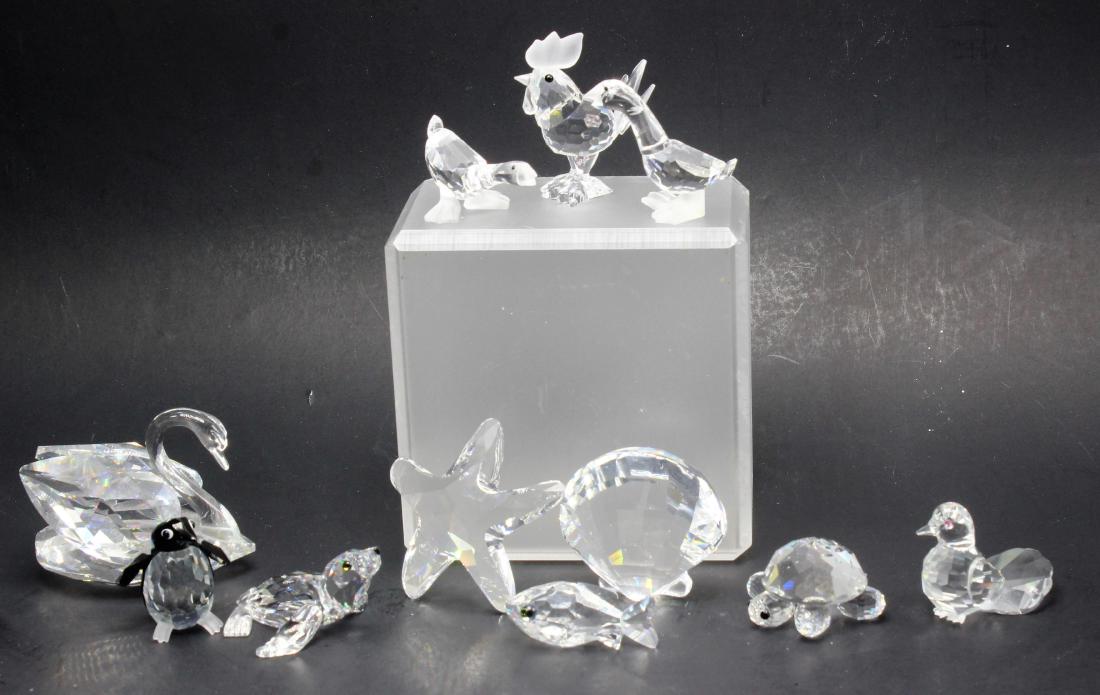 Swarovski crystal 11 pcs assorted animals (1 of 1)