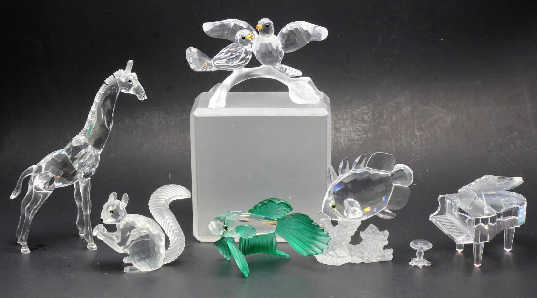 Swarovski crystal 6 large assorted figures (1 of 1)