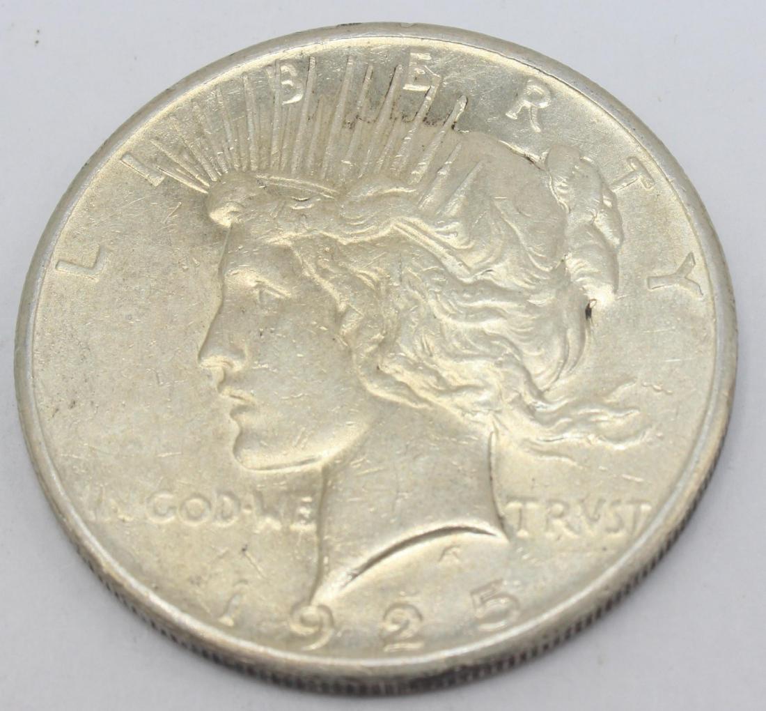 1925 Peace Silver Dollar Coin (1 of 3)