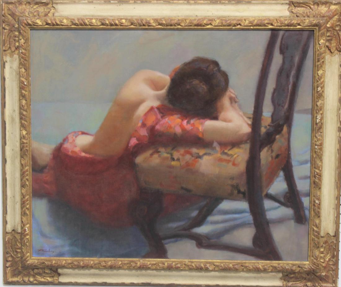 Fairclough American 1946 Oil Painting on Canvas Signed (1 of 4)