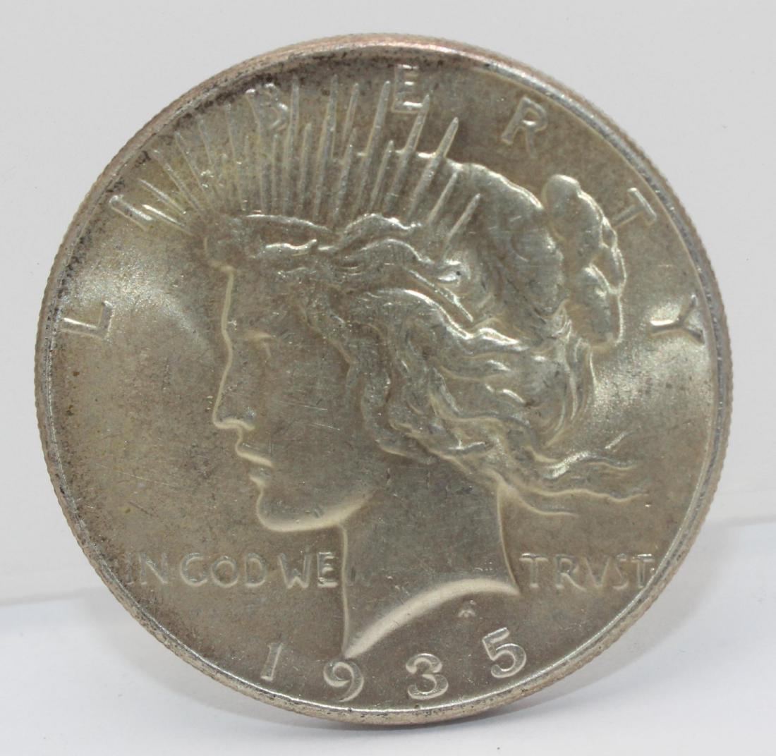 1935 Peace Silver Dollar Coin (1 of 3)