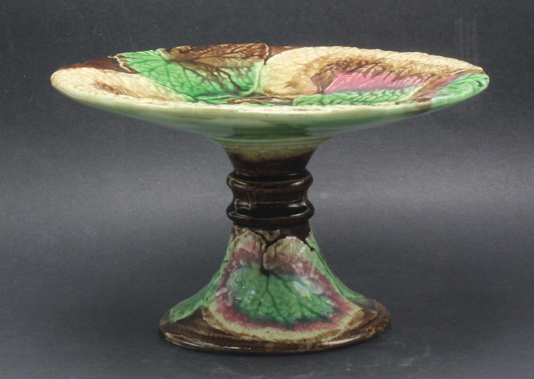 Majolica Leaf Compote (1 of 3)