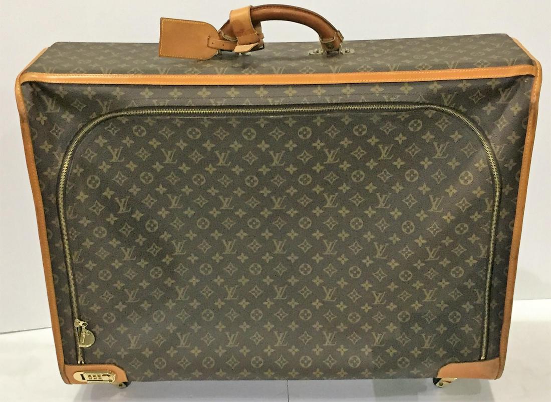 Louis Vuitton monogramed canvas suitcase (1 of 8)