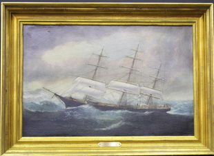380 J Winfried Clipper Ship Painting Jul 23 2006 Burchard
