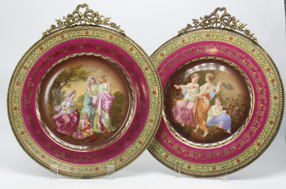 Pair Of Rembrandt Czechoslovakia Hand Painted Bronze (1 of 8)