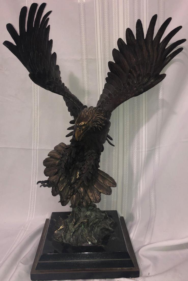 Dr. Robert Taylor Strike Force Eagle Bronze Sculpture (1 of 3)
