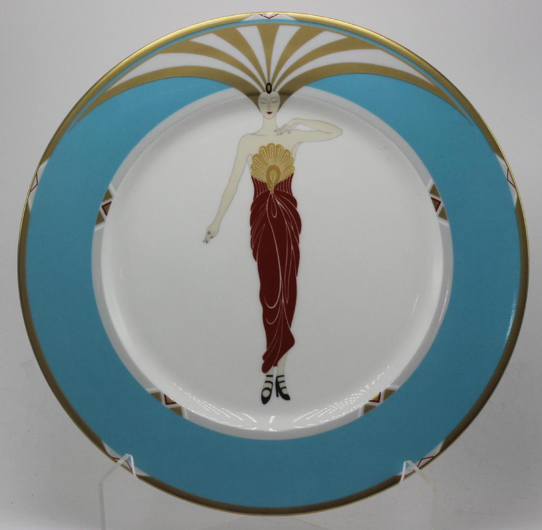 Erte le Soleil Bon China porcelain plate (1 of 2)