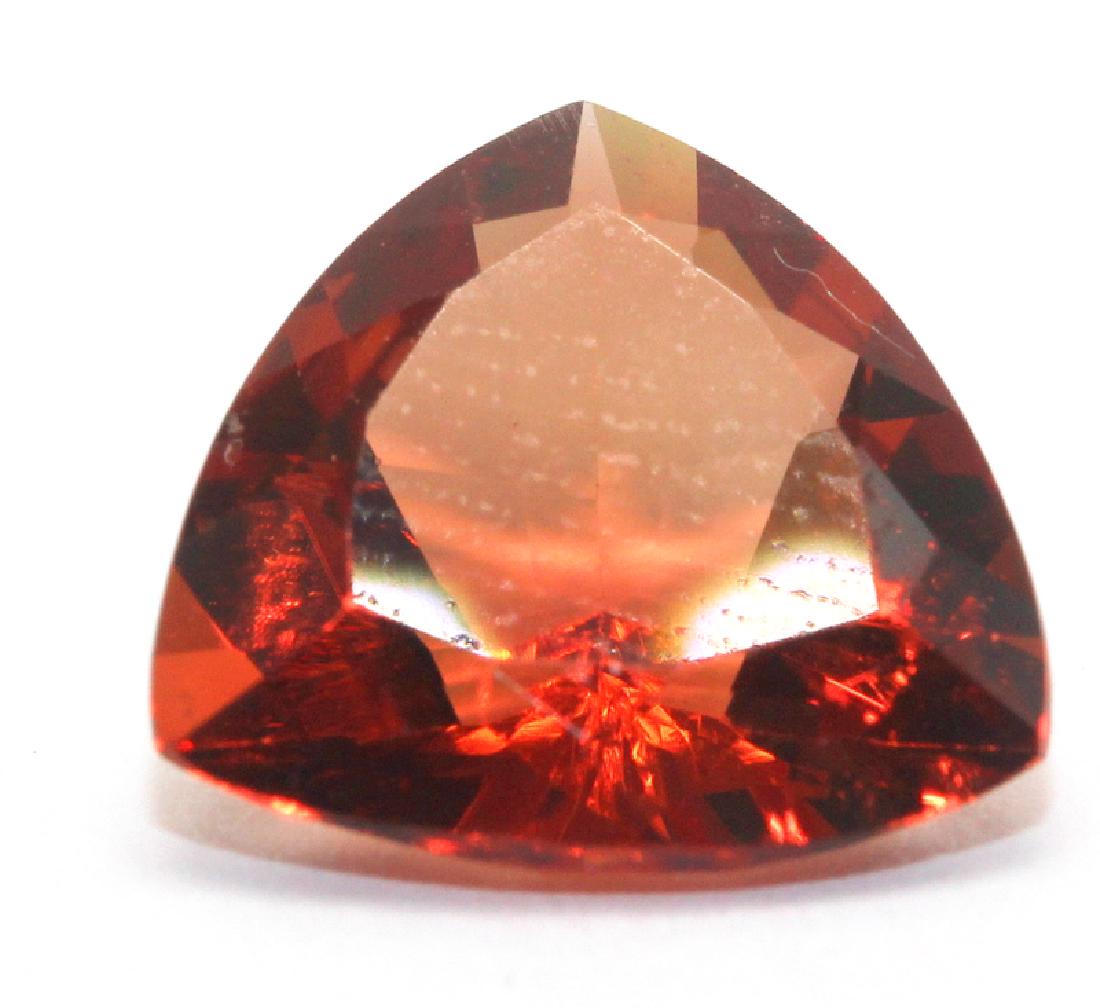 3.17ct Red Labradorite Gemstone: 3.17ct Red Labradorite Gemstone. 12mm.