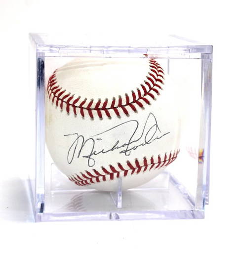 jordan autographed baseball