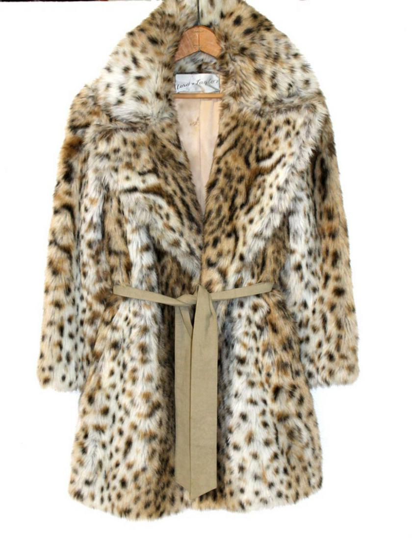 Lord Taylor Vintage Woman s Faux Fur Coat
