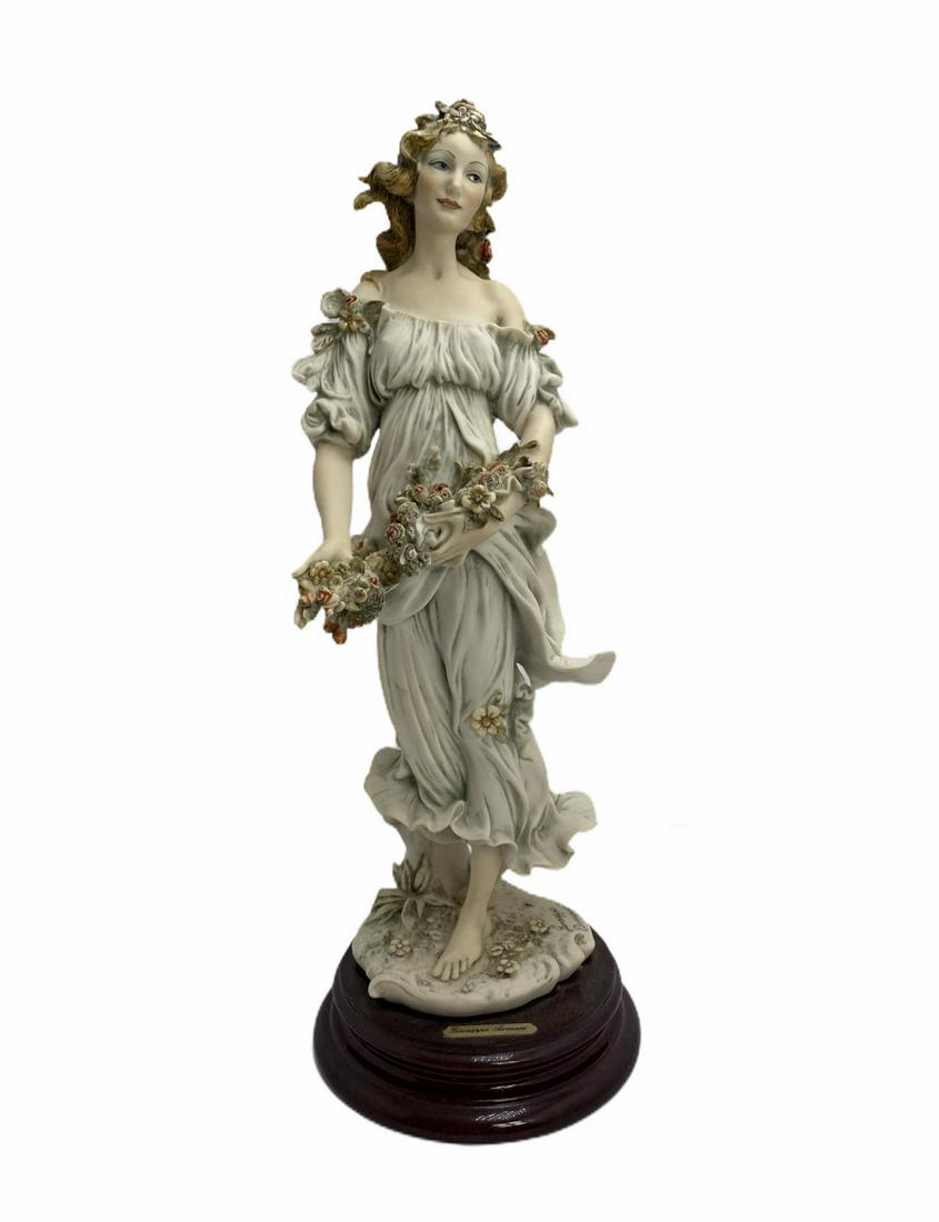 Giuseppe Armani Florence Lady With Flower: Giuseppe Armani Florence Lady With Flower measures 14 5/8" H
