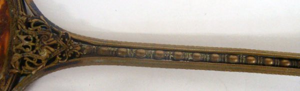 BRONZE & PORCELAIN CAPODIMONTE DRESSER MIRROR - 4