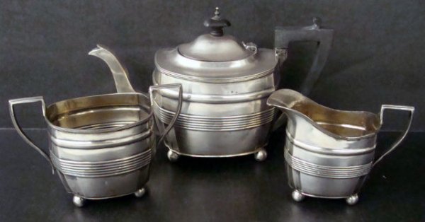 3 PIECE STERLING SILVER TEA SET