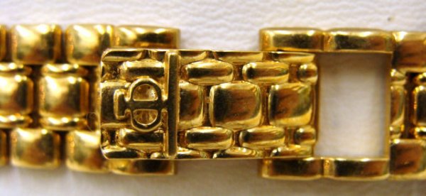 14K YG BAUME & MERCIER BRACELET WATCH - 5