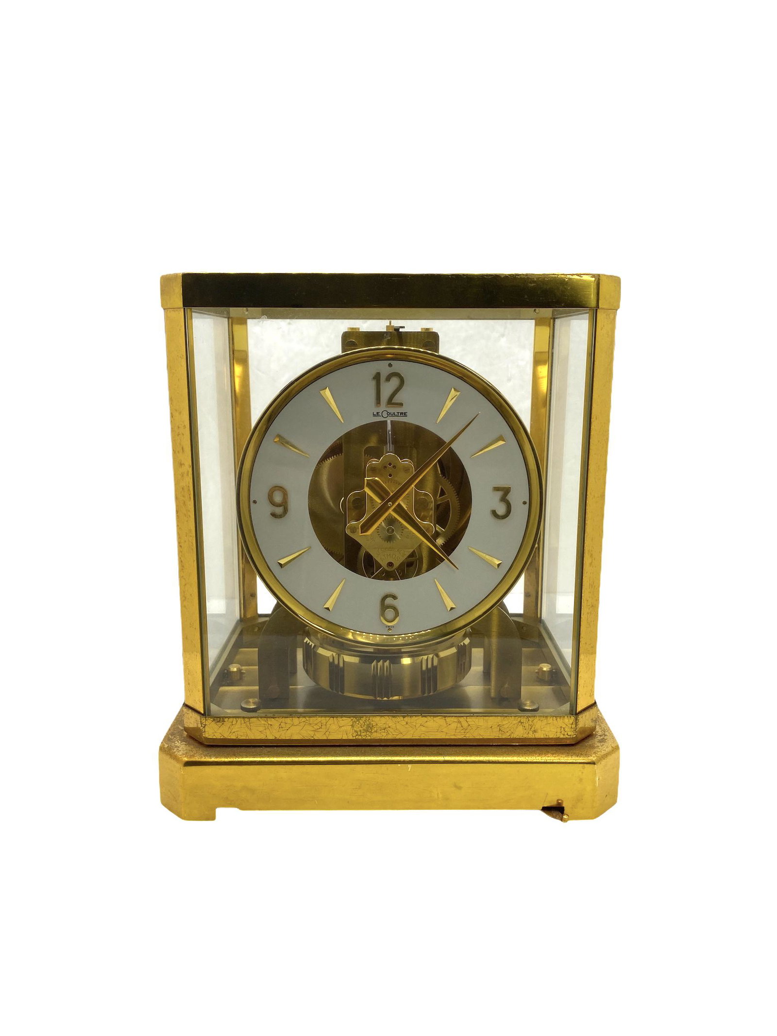 Jaeger Lecoultre Atmos Clock: Jaeger Lecoultre Atmos Clock measures 9 1/4" x 8 1/4"
