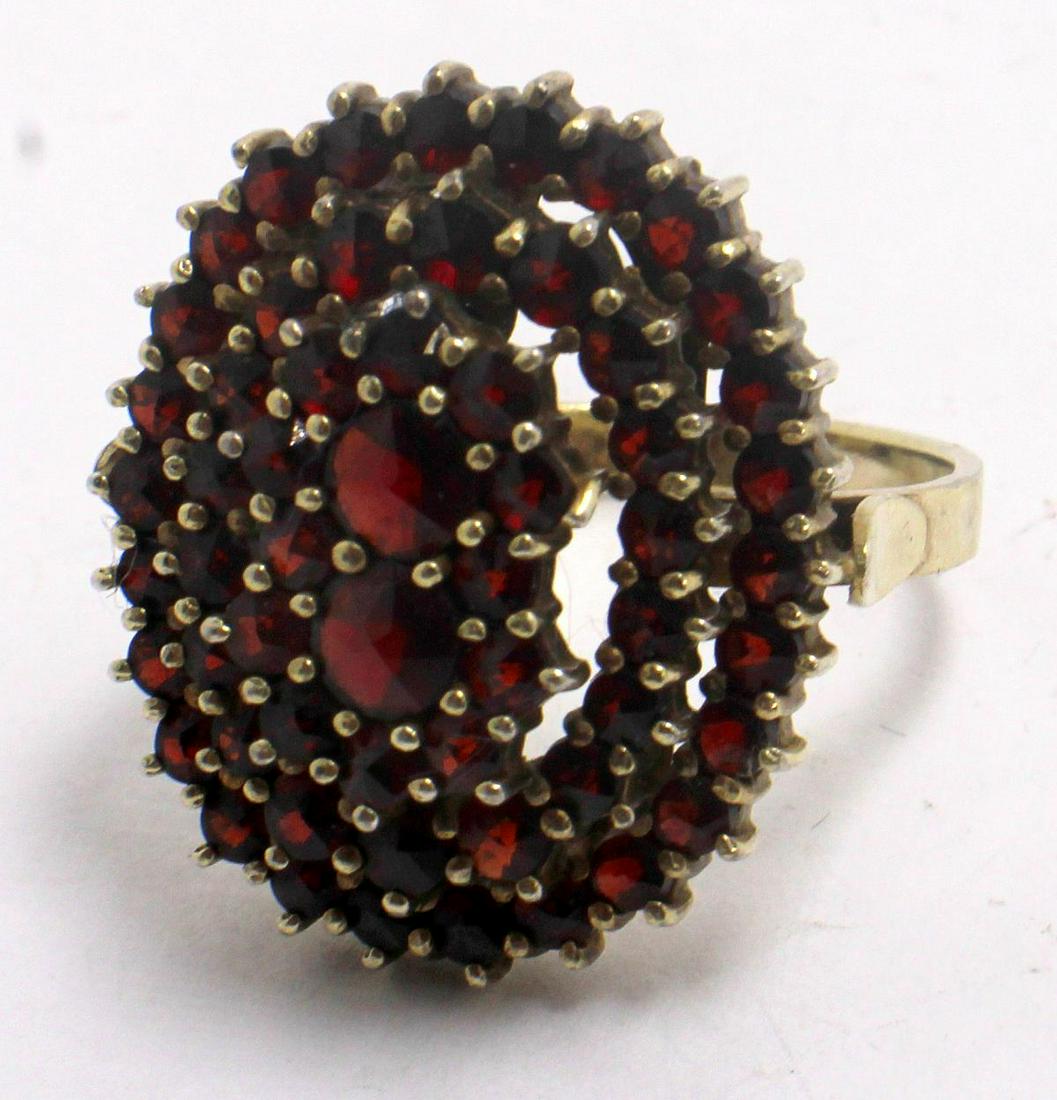 Victorian .900 Silver and 3.40ct Garnet Ring: Victorian .900 Silver and 3.40ct Garnet Ring size 8 4.4dwt/6.84g. Please note items being started at 25% of original price purchased over 25 years ago