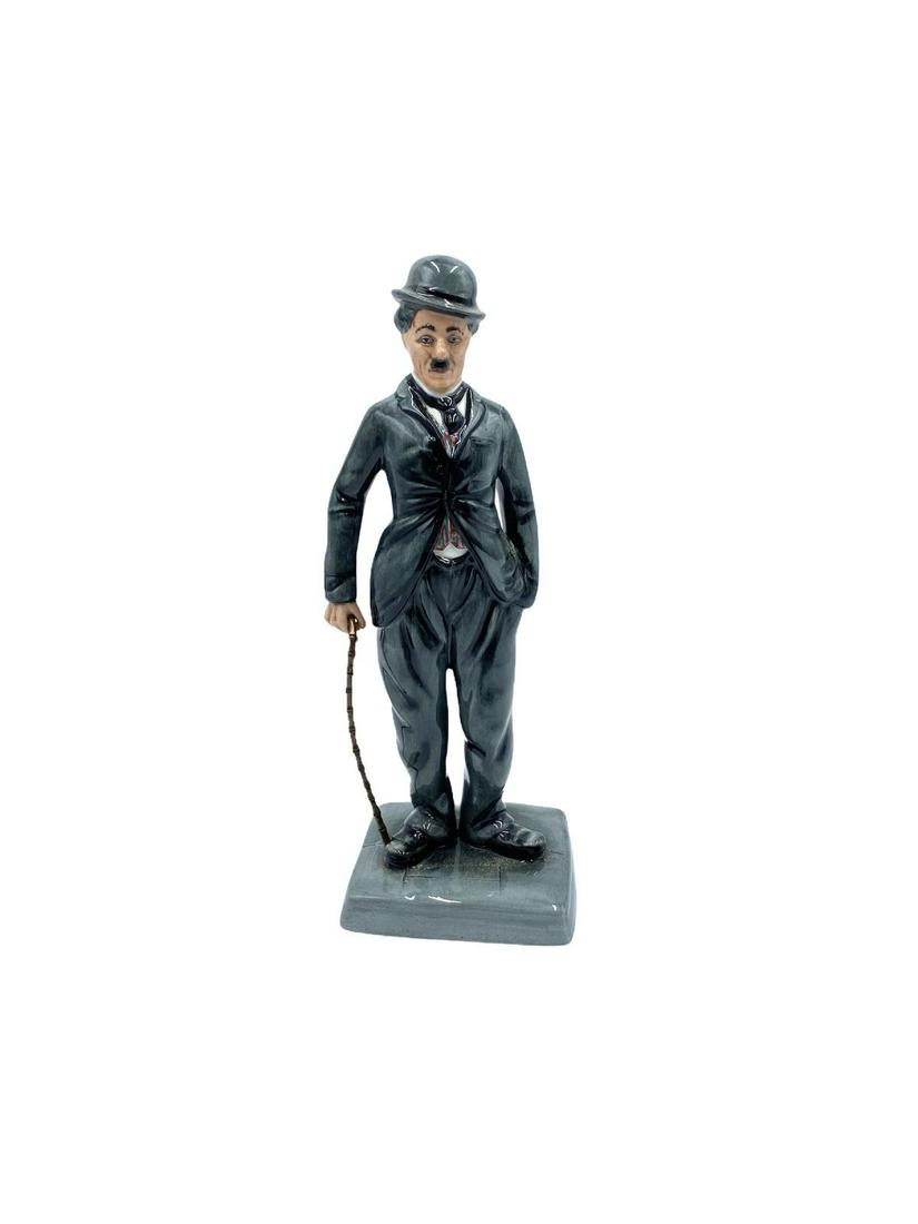 Royal Doulton Porcelain Figure Charlie Chaplin: Royal Doulton Porcelain Figure Charlie Chaplin measures H: 9 1/4"