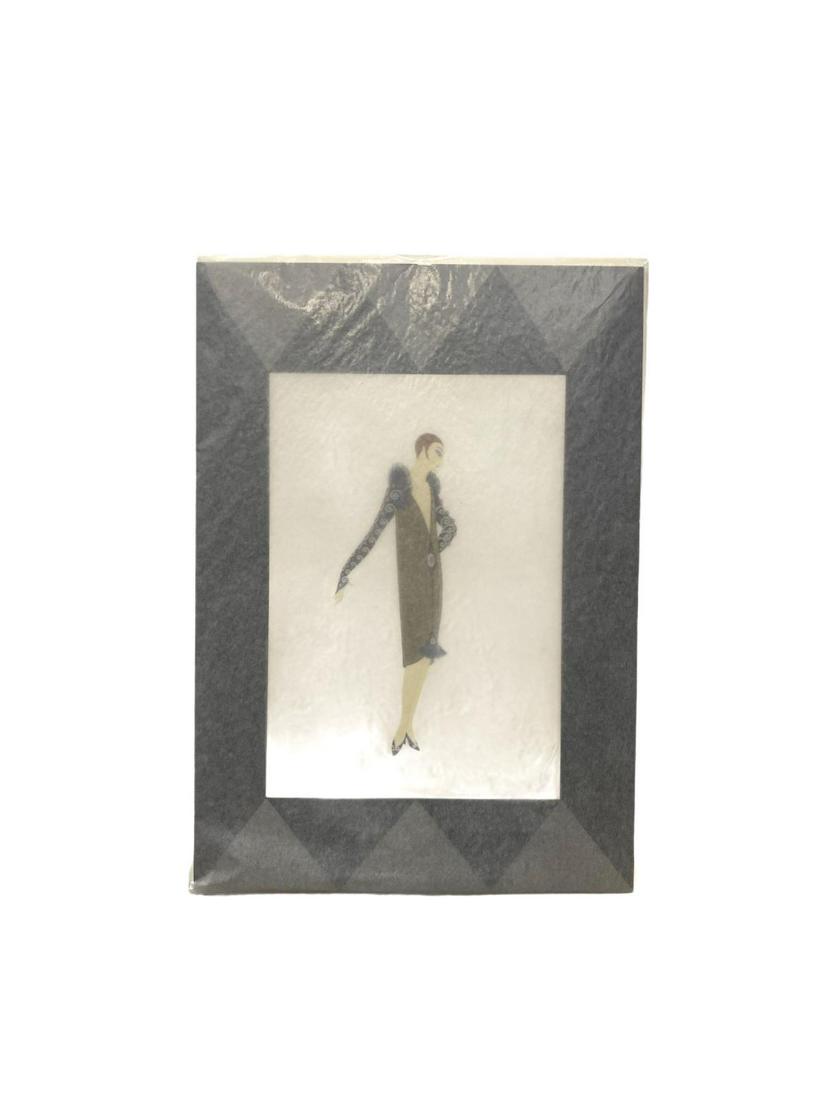 Signed Erte Romain De Tirtoff (Russian/French,: Signed Erte Romain De Tirtoff (Russian/French, 1892-1990) Serigraph on Paper Manhattan Mary II pencil signed and numbered 22/300 measures 24" x 17", not framed
