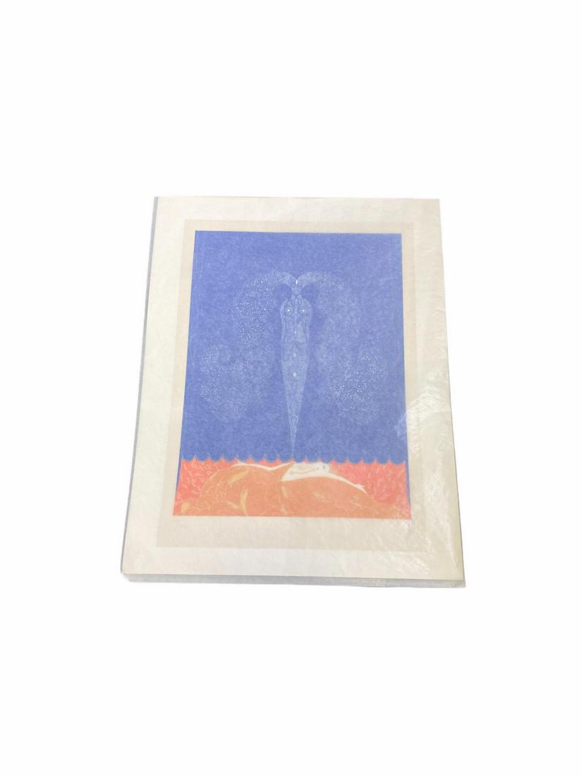 Signed Erte Romain De Tirtoff (Russian/French,: Signed Erte Romain De Tirtoff (Russian/French, 1892-1990) Serigraph in Paper Le Rideau De L'hiver pencil signed and numbered 100/300 measures 24" x 19", not framed