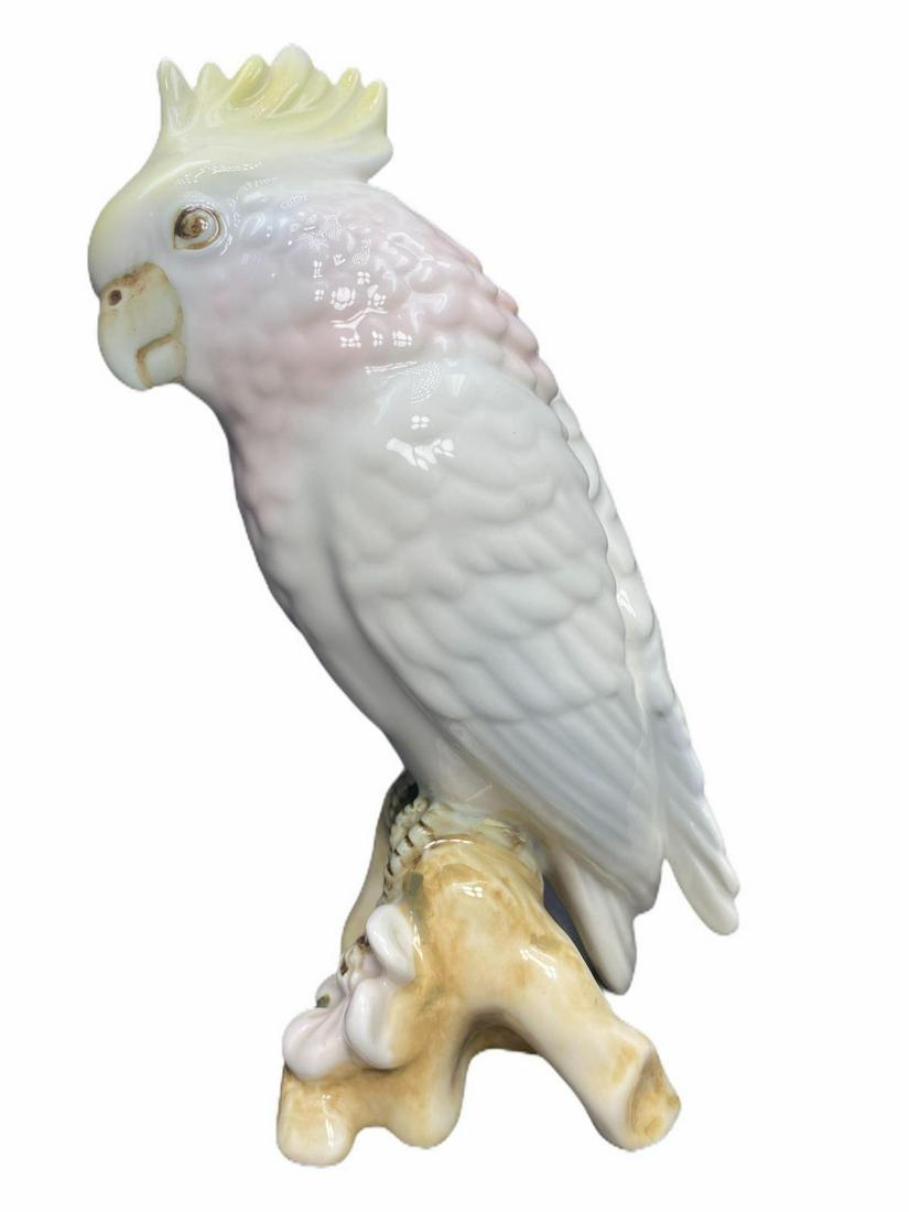 Royal Dux Parrot Figure: Royal Dux Parrot Figure measures 7 3/8" H
