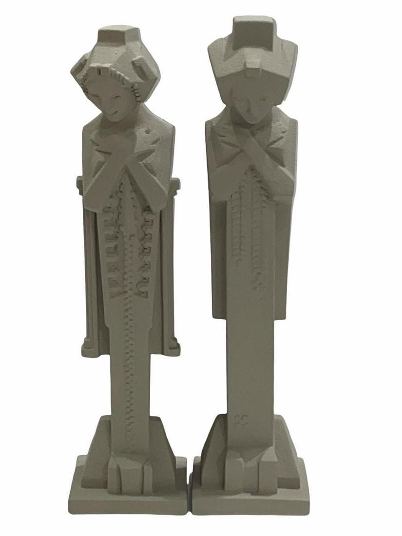Pair of After Frank Lloyd Wright Garden Sprite Sculpture: Pair of After Frank Lloyd Wright Garden Sprite Sculpture
