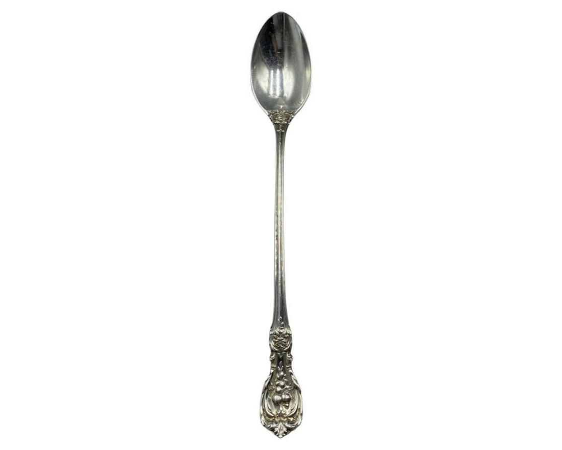 12 Pcs Reed and Barton Francis I Sterling Silver Ice Teaspoons: 12 Pcs Reed and Barton Francis I Sterling Silver Ice Teaspoons measures L: 7 1/2", weighs 16 OZT